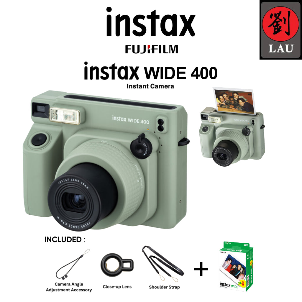 Fujifilm Instax Wide 400 - Instant Camera with Self Timer Wide Format Photo