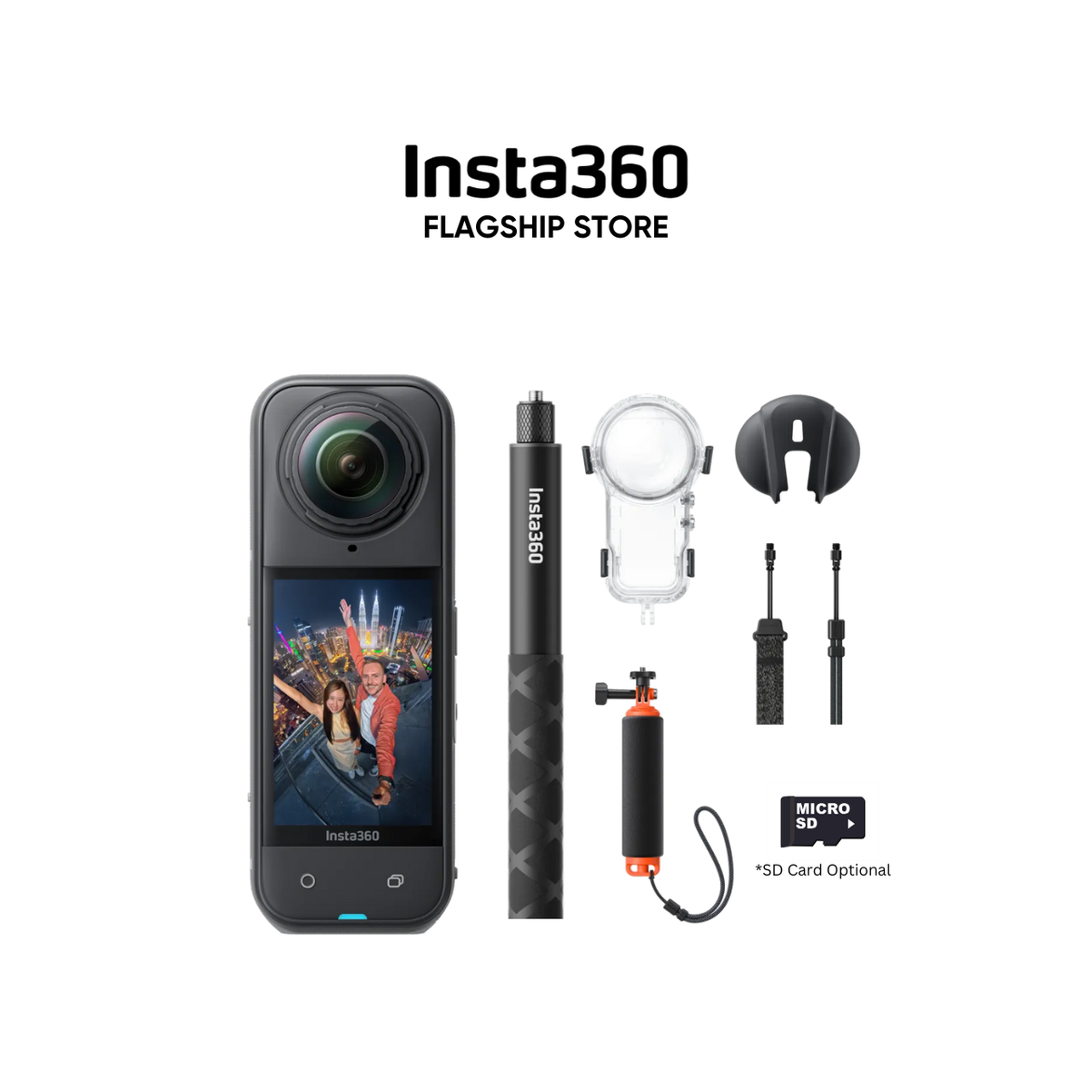 Insta360 New X5 8K 360 Video 72MP