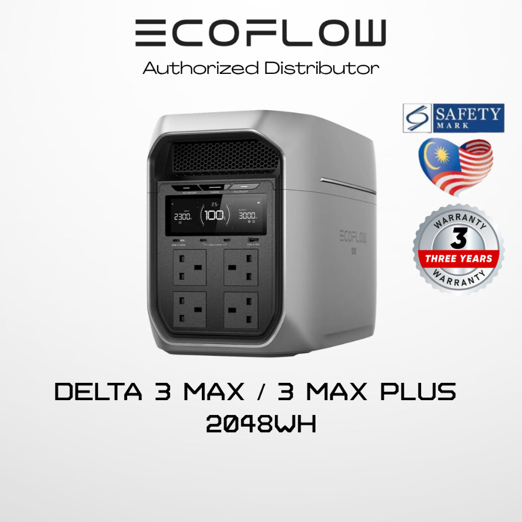 EcoFlow DELTA 3 Max / 3 Max Plus (2048Wh) Portable Power Station