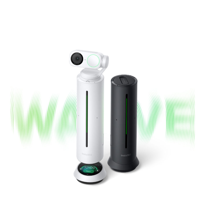 Insta360 Wave Professional Speakerphone with Ai Recording Suite/ Ai Noise Reduction/ Intuitive Touch Control