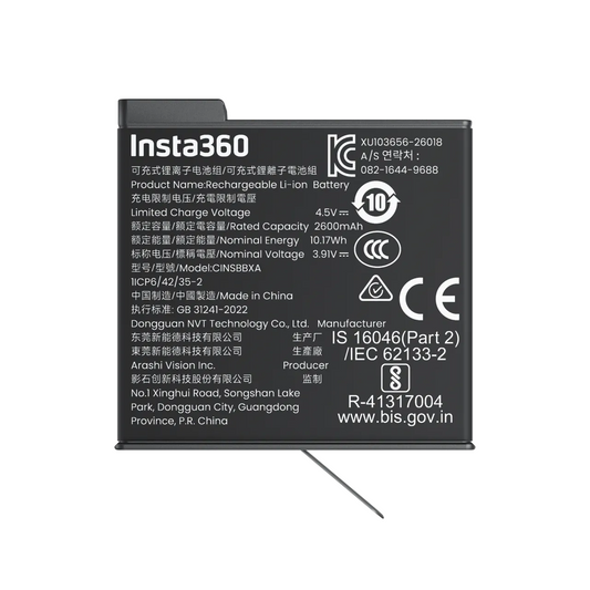 Insta360 X6 Power Accessories (Battery and Fast Charge Case)