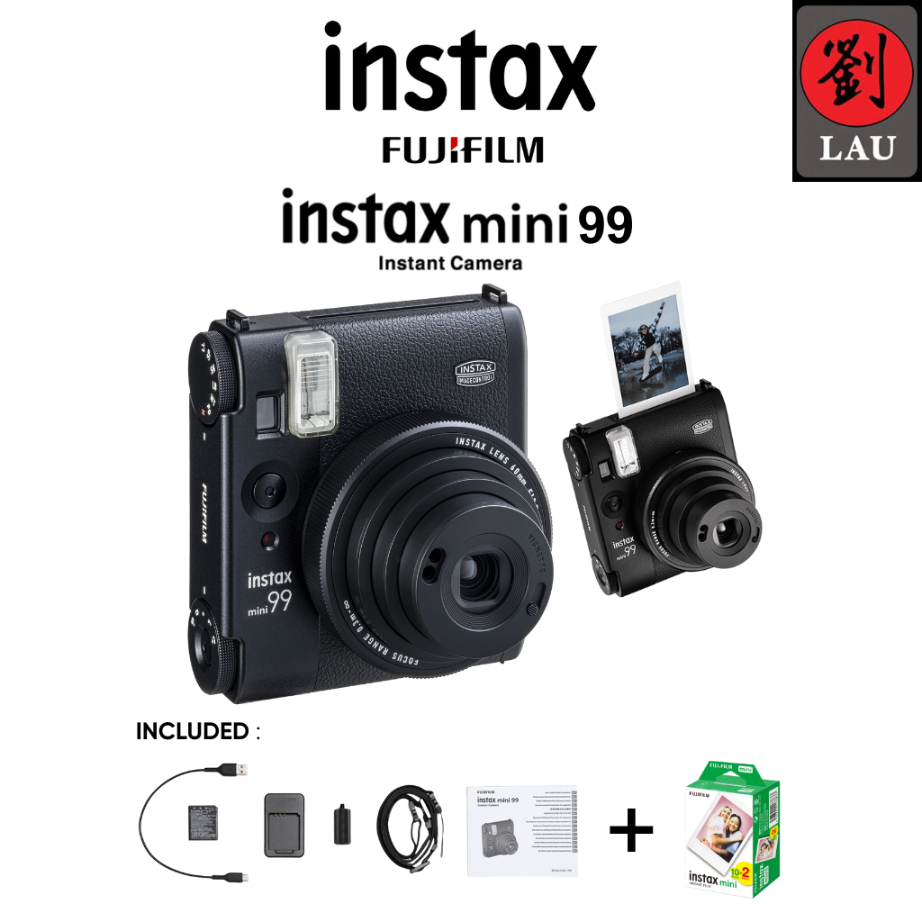 Fujifilm Instax Mini 99 Instant Camera / Analog Camera With Built-in LED Lights