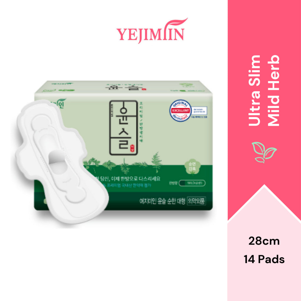YEJIMIIN Sanitary Pad Mild Herb (28cm x 14s)