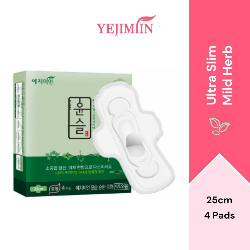 YEJIMIIN Sanitary Pad Mild Herb (25cm x 4s)