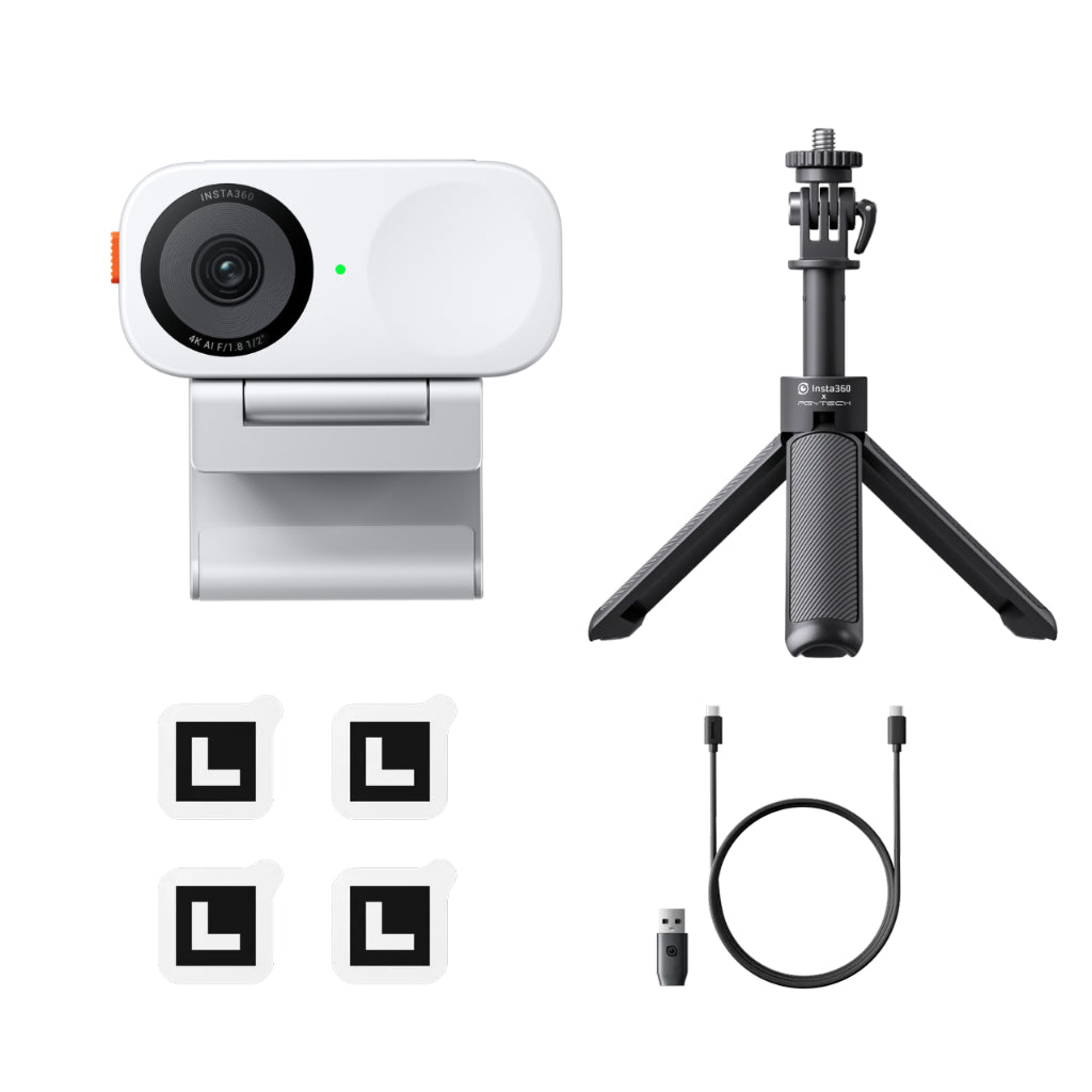 Insta360 Link 2 & Insta360 Link 2C Webcam 4K AI Powered
