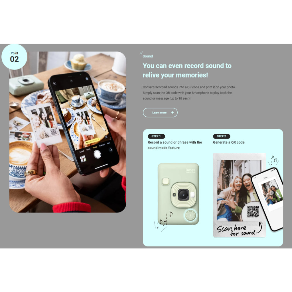 Fujifilm Instax Mini LiPlay Hybrid Instant Camera