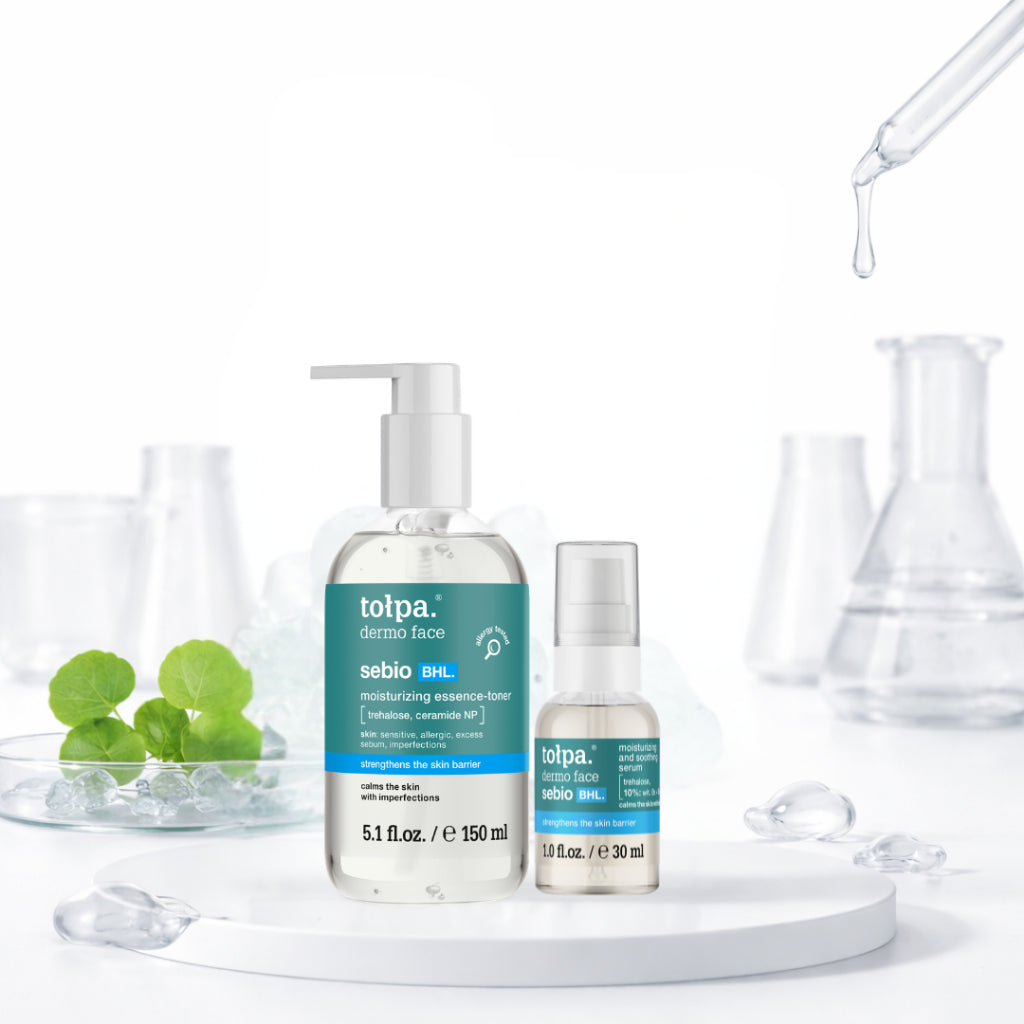 Tolpa Sebio BHL Repair Skincare Set | Cleanser | Essence | Serum | Moisturizer