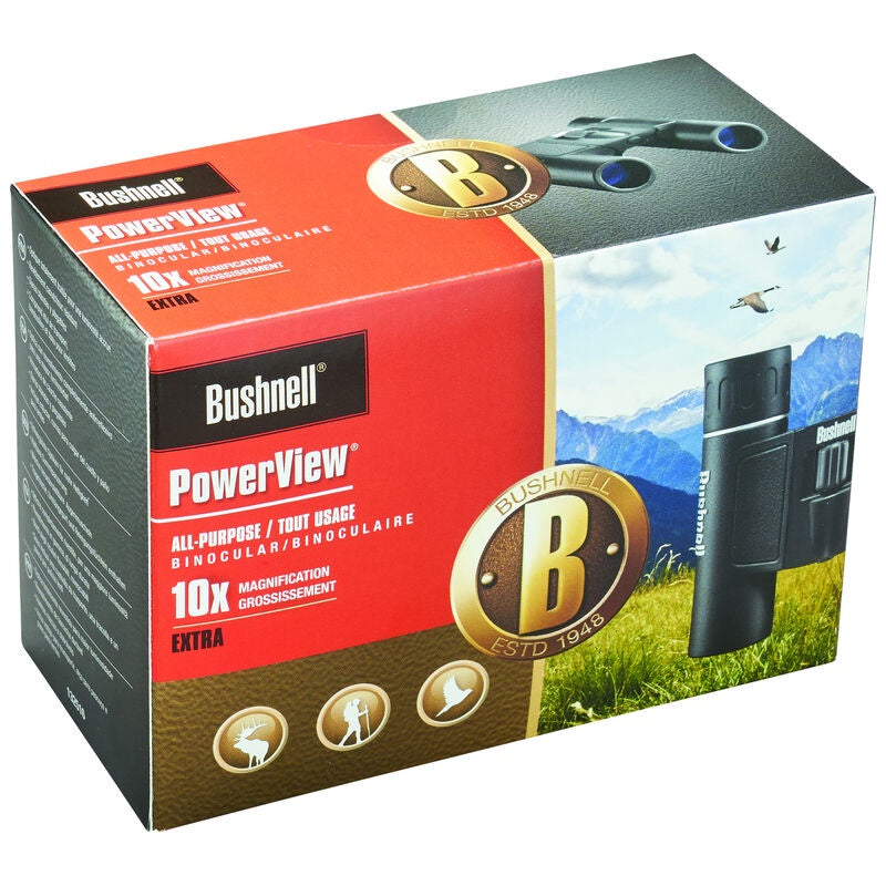 Bushnell PowerView Binocular 10x25 (Model: 132516)
