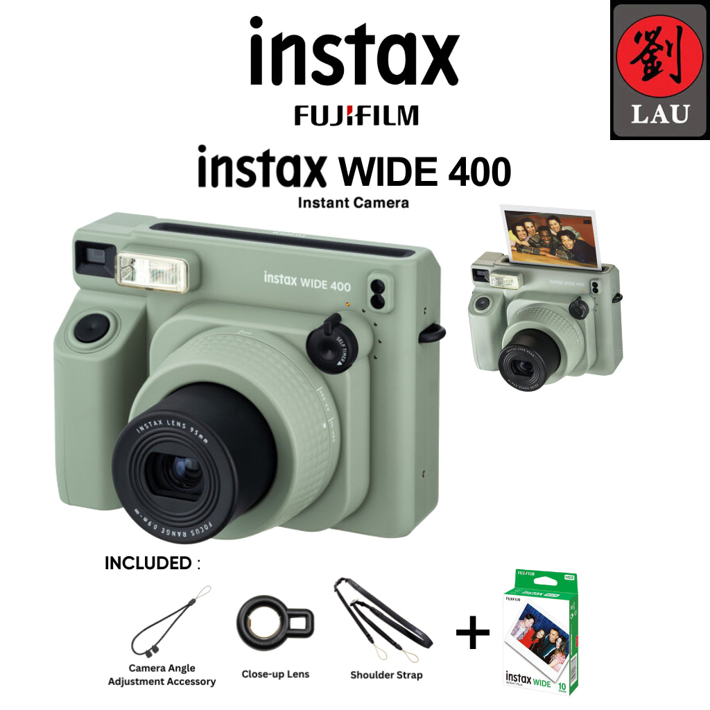 Fujifilm Instax Wide 400 - Instant Camera with Self Timer Wide Format Photo