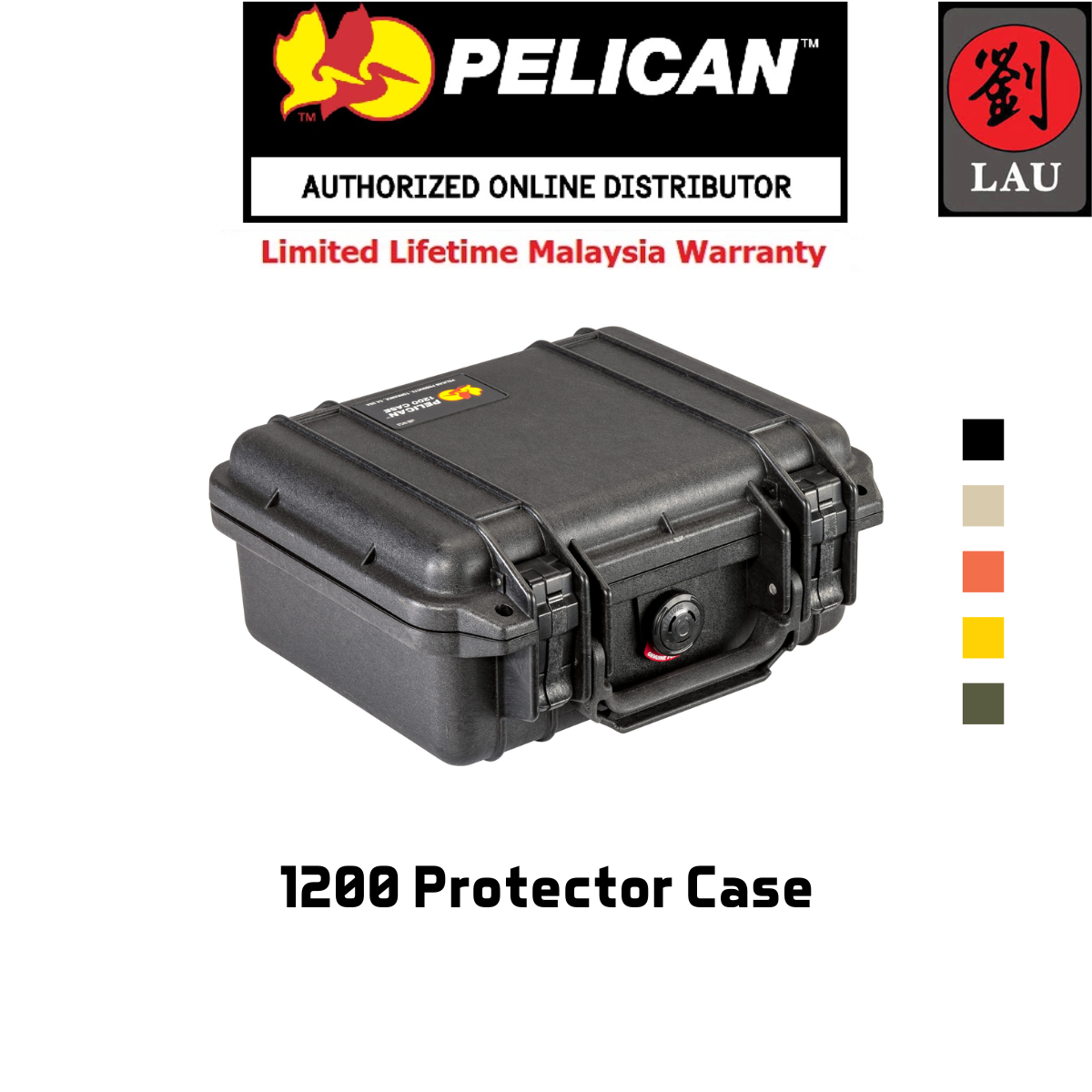 Pelican 1200 Protector Case with Foam