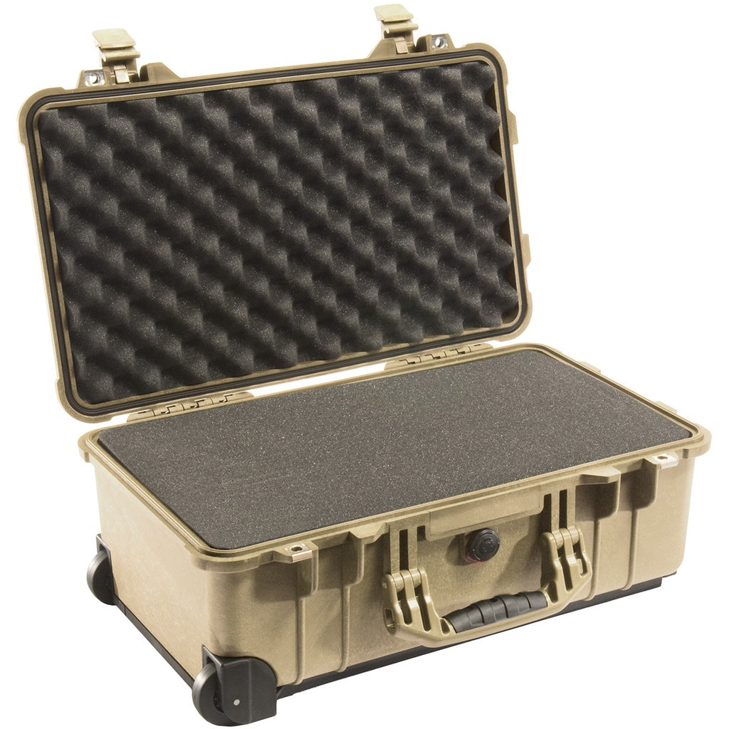 Pelican 1510 Wheeled Protector Carry-on Case with Trekpak/Divider/Foam/No Foam - Assorted Colours