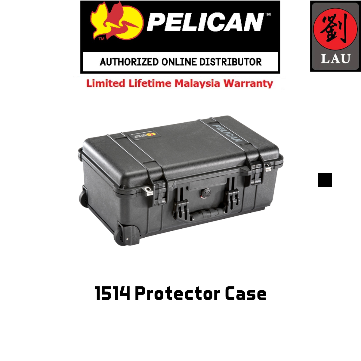 Pelican 1514 with Divider Black Air Case