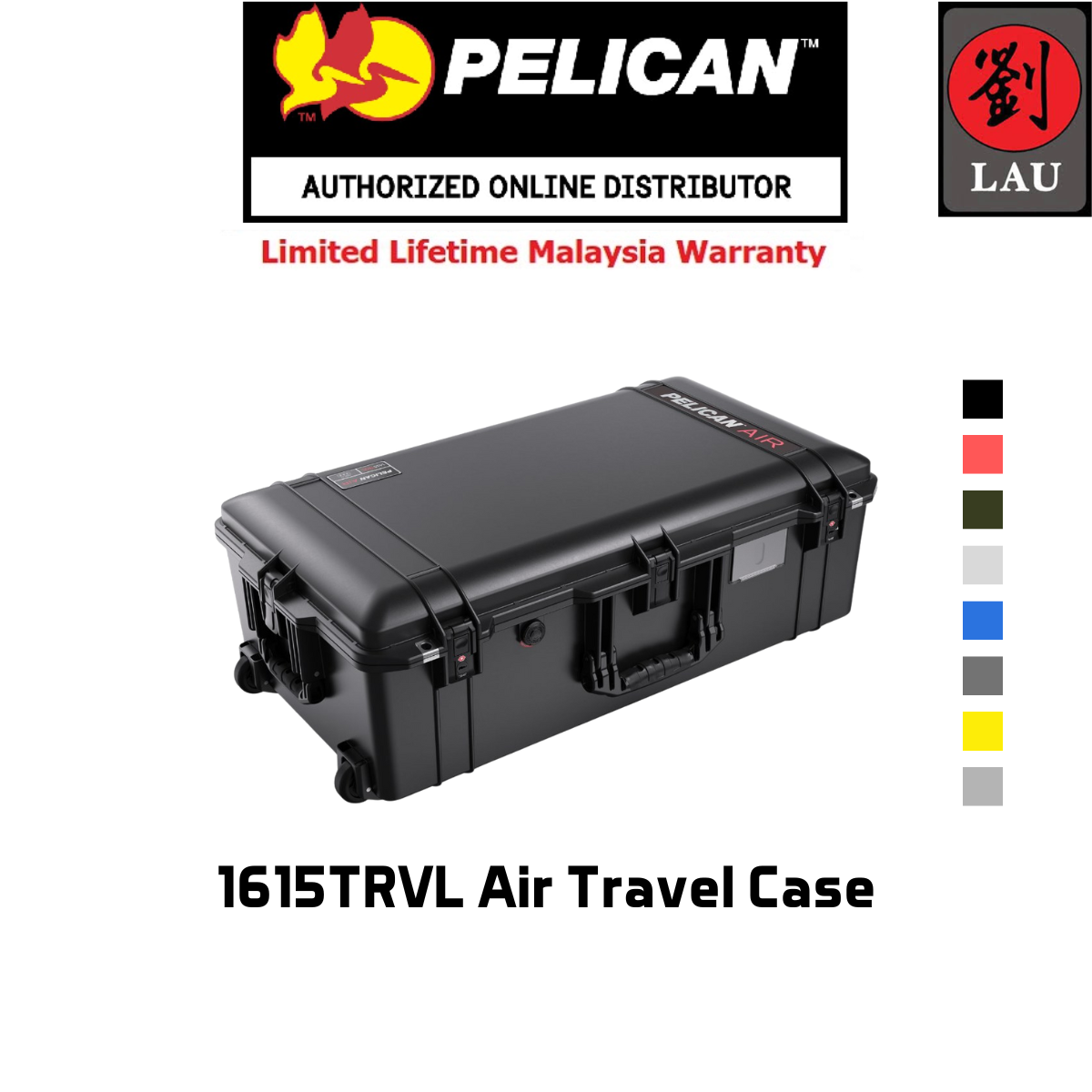 Pelican 1615 TRVL Air Travel Case