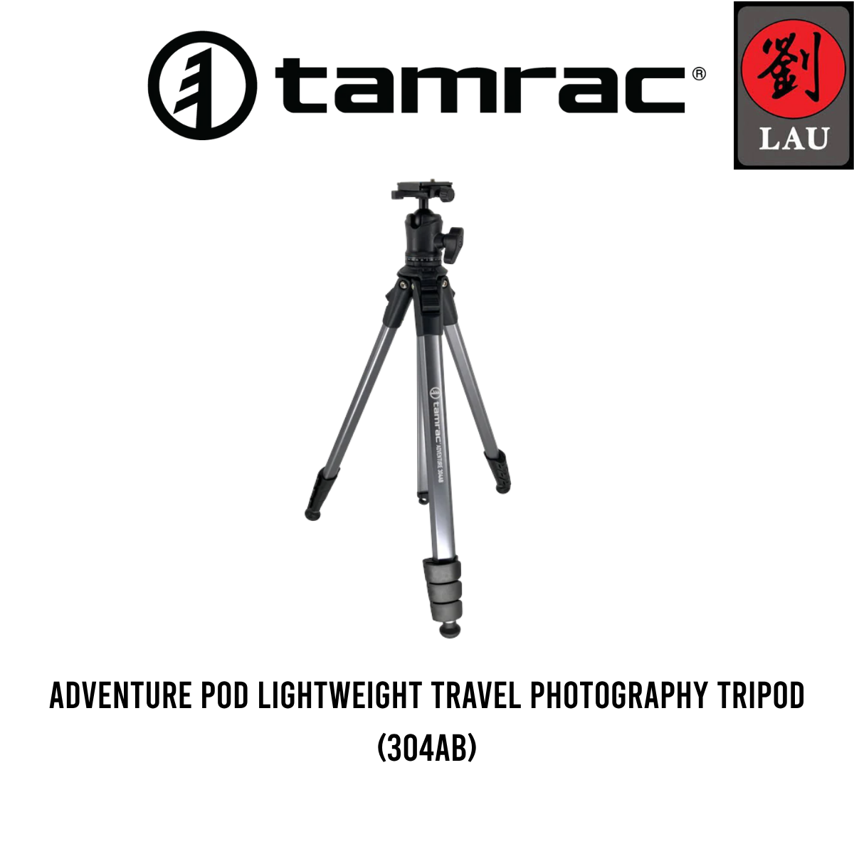 Tamrac Adventure Pod Lightweight Travel Photo Tripod Black (304AB) Outdoor & Indoor Use