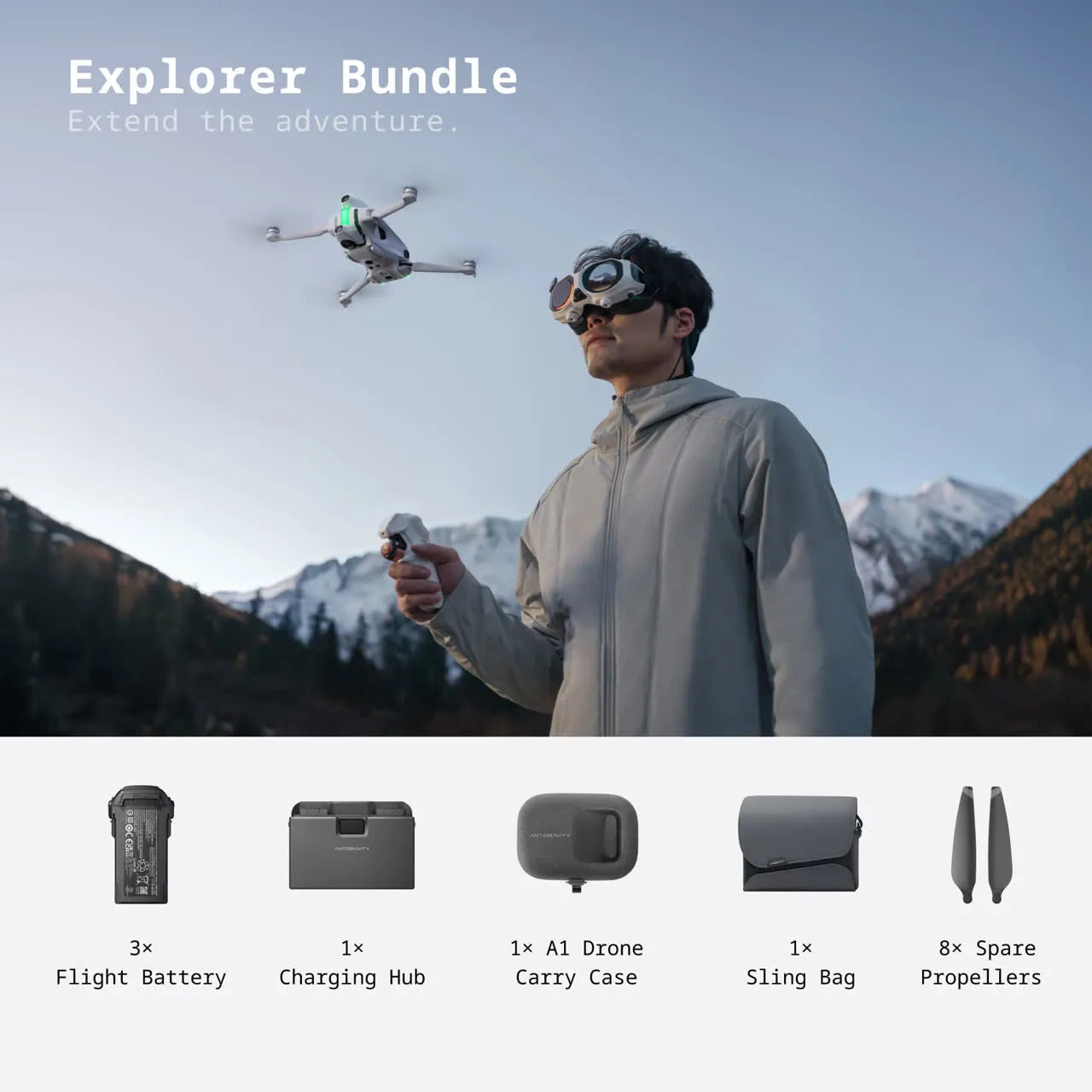 Insta360 Antigravity A1 8K World's First 360 Drone