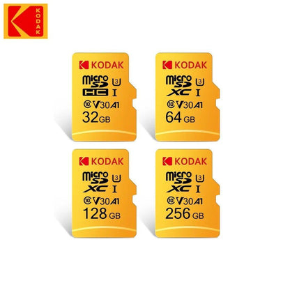 KODAK MicroSD Card with Adapter Ultra Performance Class 10 UHS-I U3 V30 A1 Memory Card