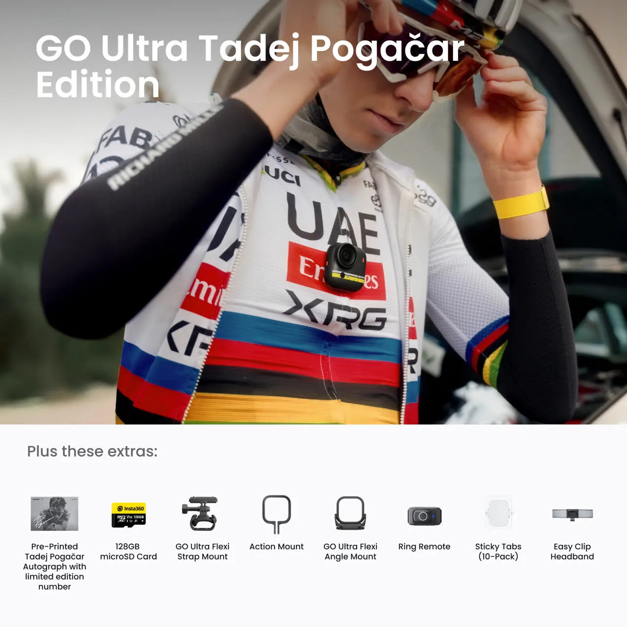 Insta360 GO Ultra Tiny Hands-Free 4K Cam