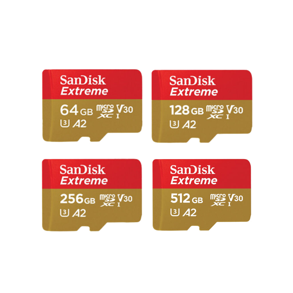 Lexar Pro & SanDisk Extreme 64GB/128GB/256GB/512GB SD CARD