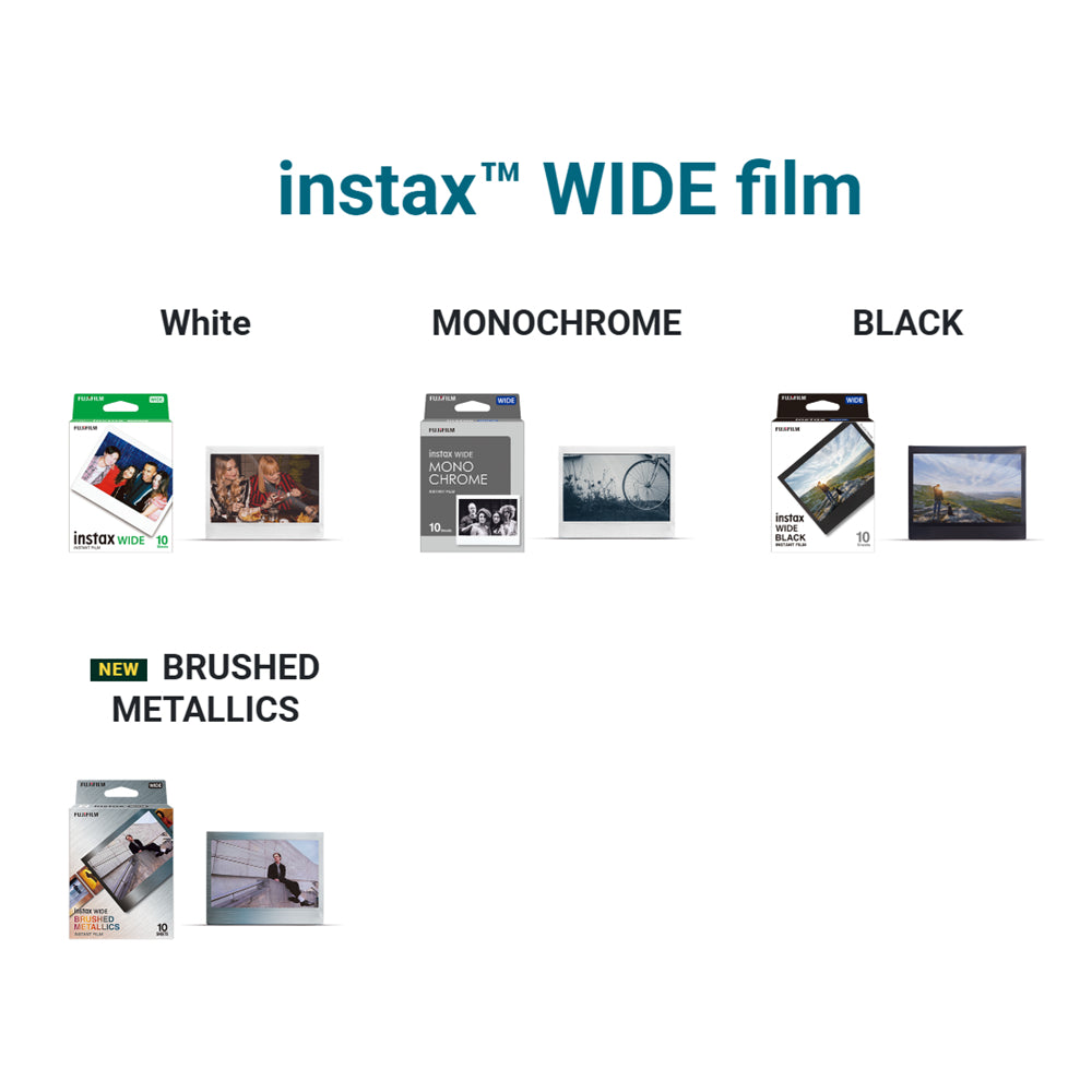 FUJIFILM INSTAX WIDE FILM Assorted Plain / Pattern (10s/20s)