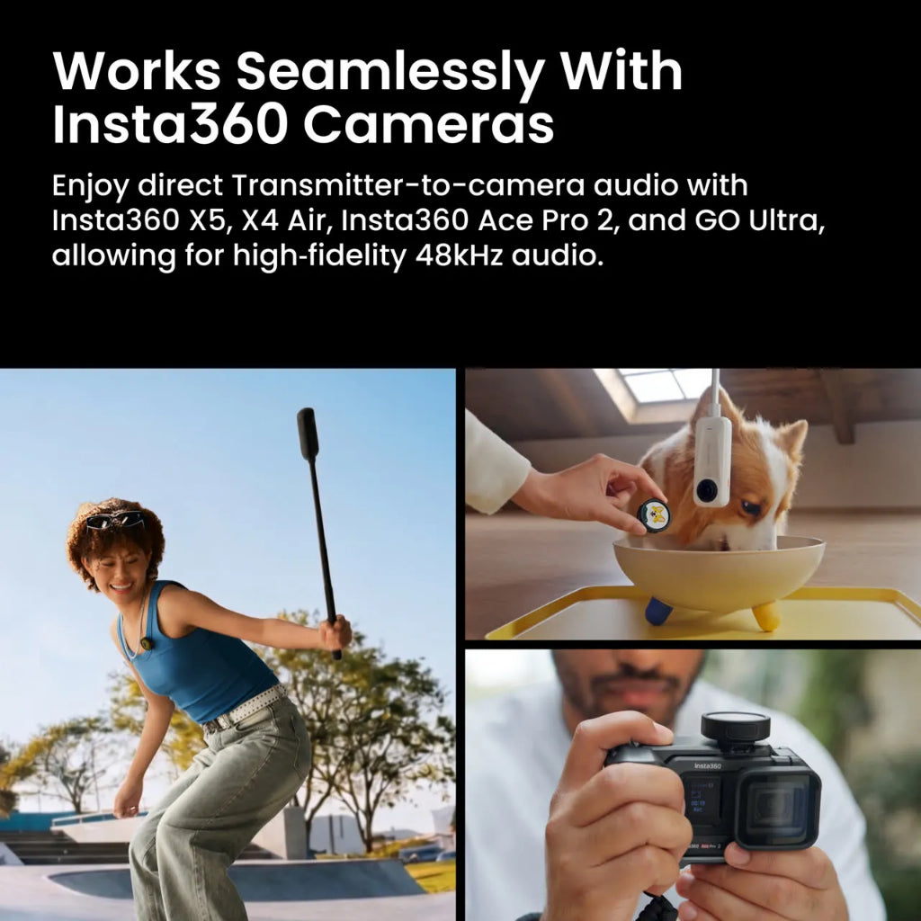 Insta360 NEW Mic Pro for Luna Ultra/X5/X4 Air/Ace Pro 2/GO Ultra