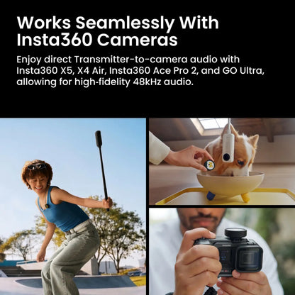 Insta360 NEW Mic Pro for Luna Ultra/X5/X4 Air/Ace Pro 2/GO Ultra