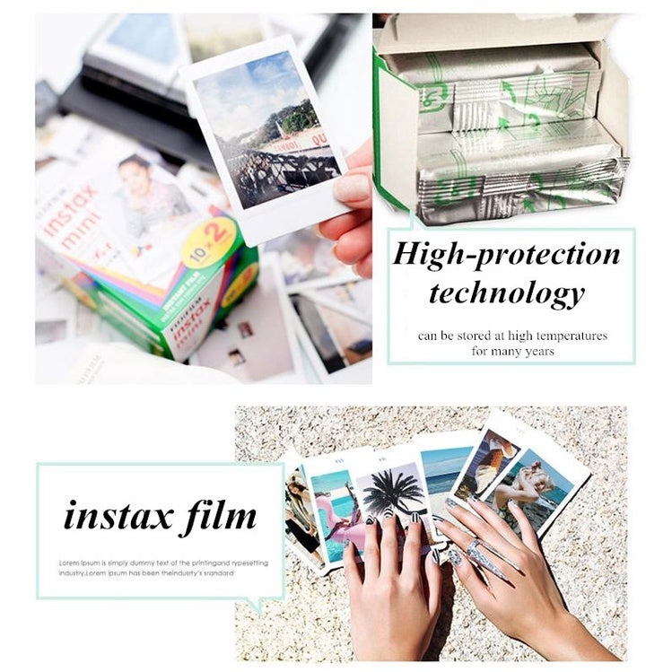 Fujifilm Instax Mini Instant Film Twin Pack (20/40/60/80/100sheets) for all Mini Instax series