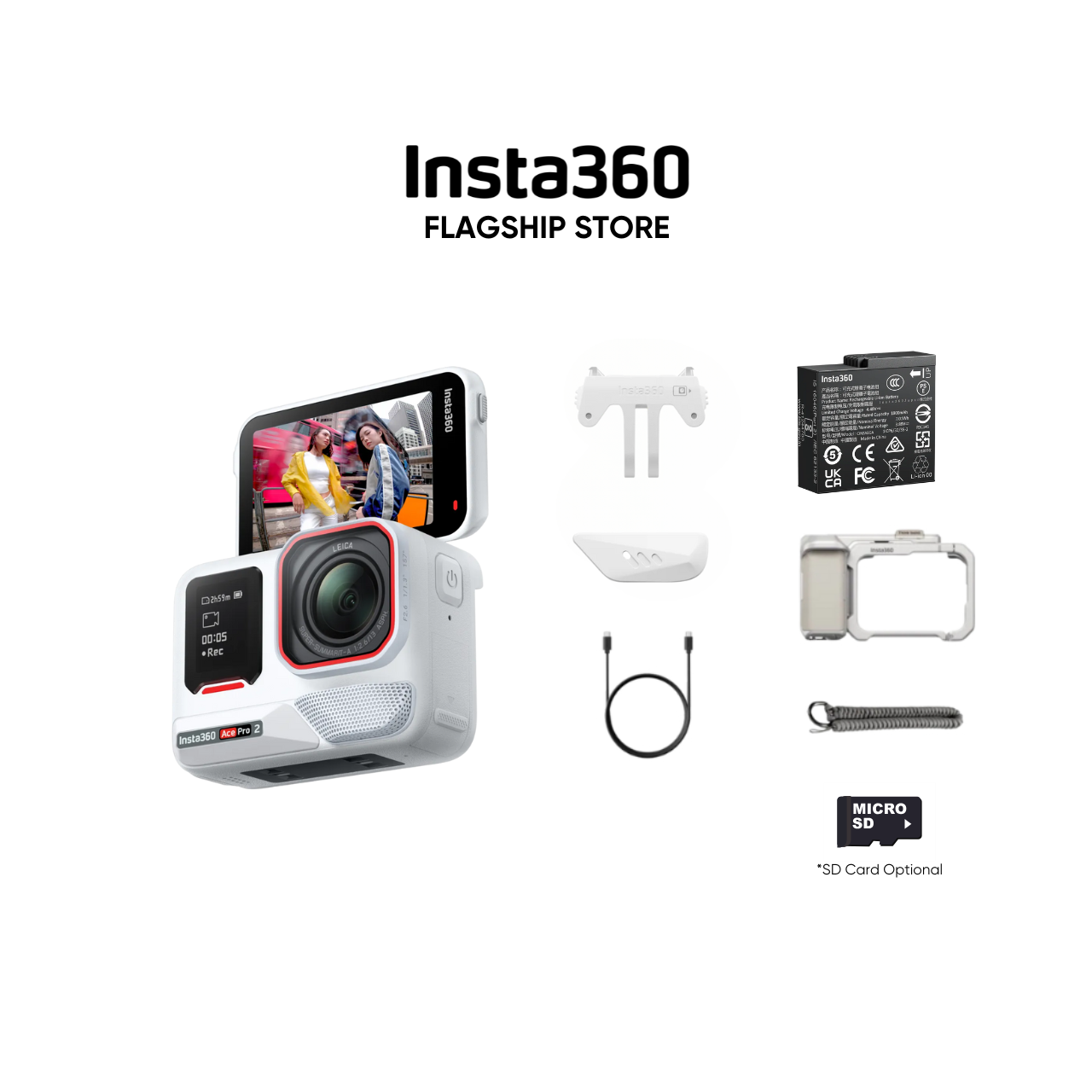 Insta360 New Ace Pro 2 8K AI-Powered Action Camera