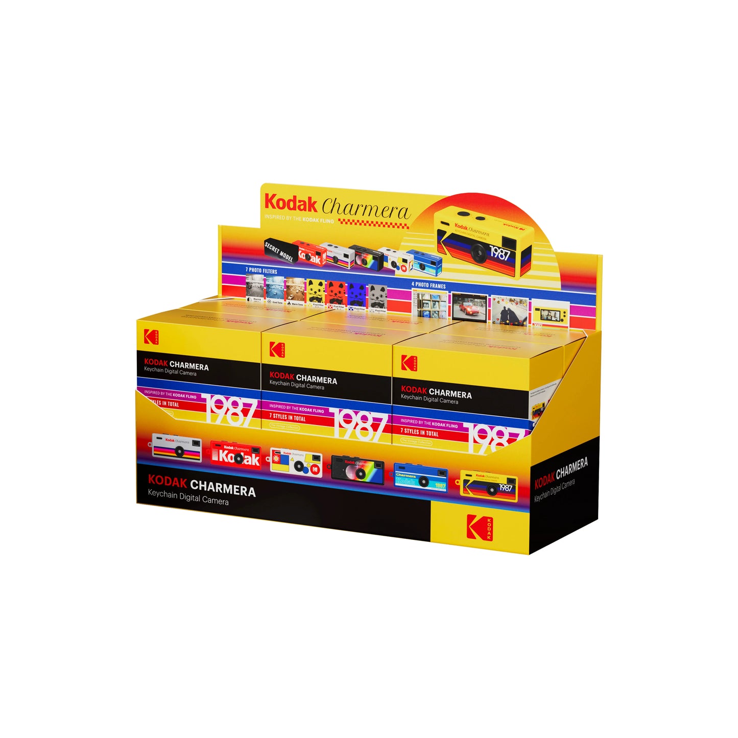 KODAK CHARMERA Keychain Digital Camera Blind Box Collection (Random Design)