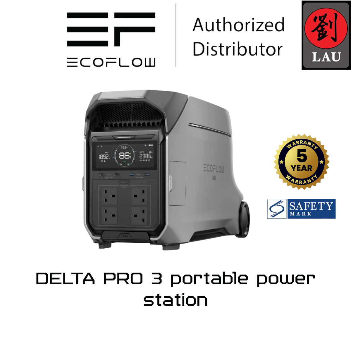 EcoFlow DELTA Pro 3 Portable Power Station