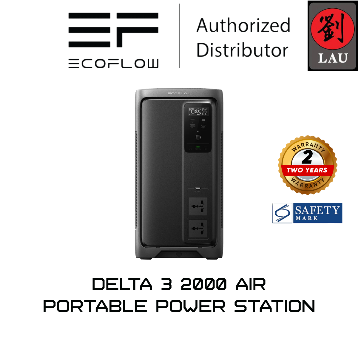 EcoFlow DELTA 3 2000 Air Portable Power Station