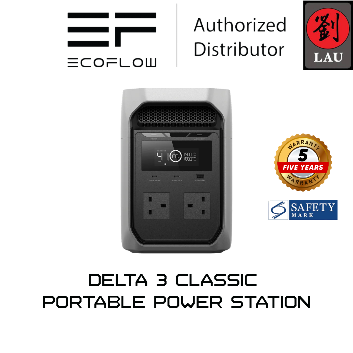 EcoFlow DELTA 3 Classic (1024Wh) Portable Power Station
