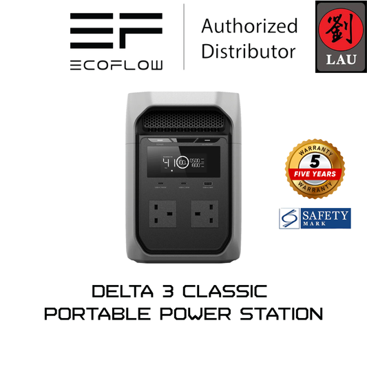 EcoFlow DELTA 3 Classic (1024Wh) Portable Power Station