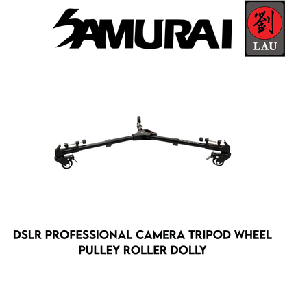 Samurai DSLR Professional Camera Tripod Wheel Pulley Roller - Dolly