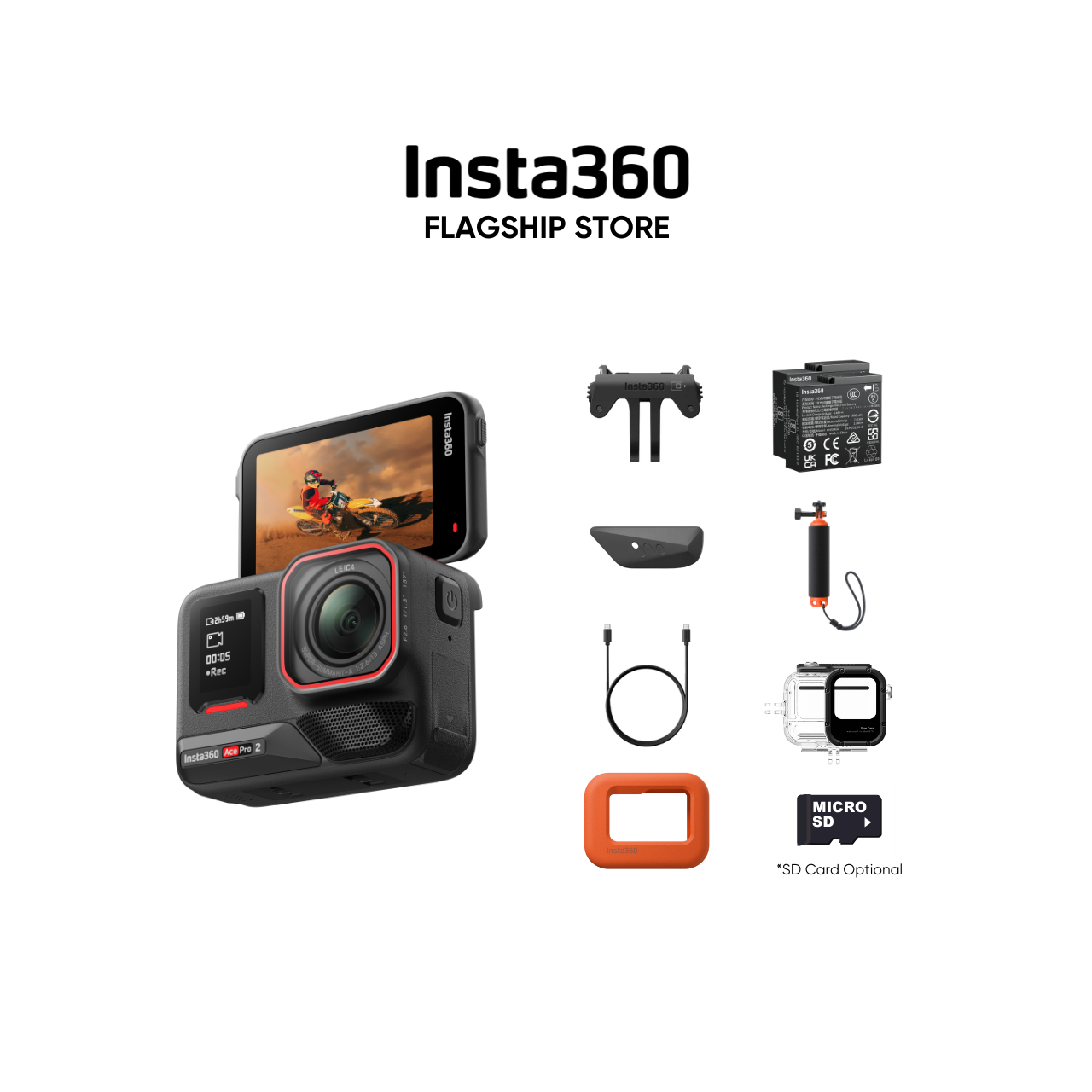 Insta360 New Ace Pro 2 8K AI-Powered Action Camera
