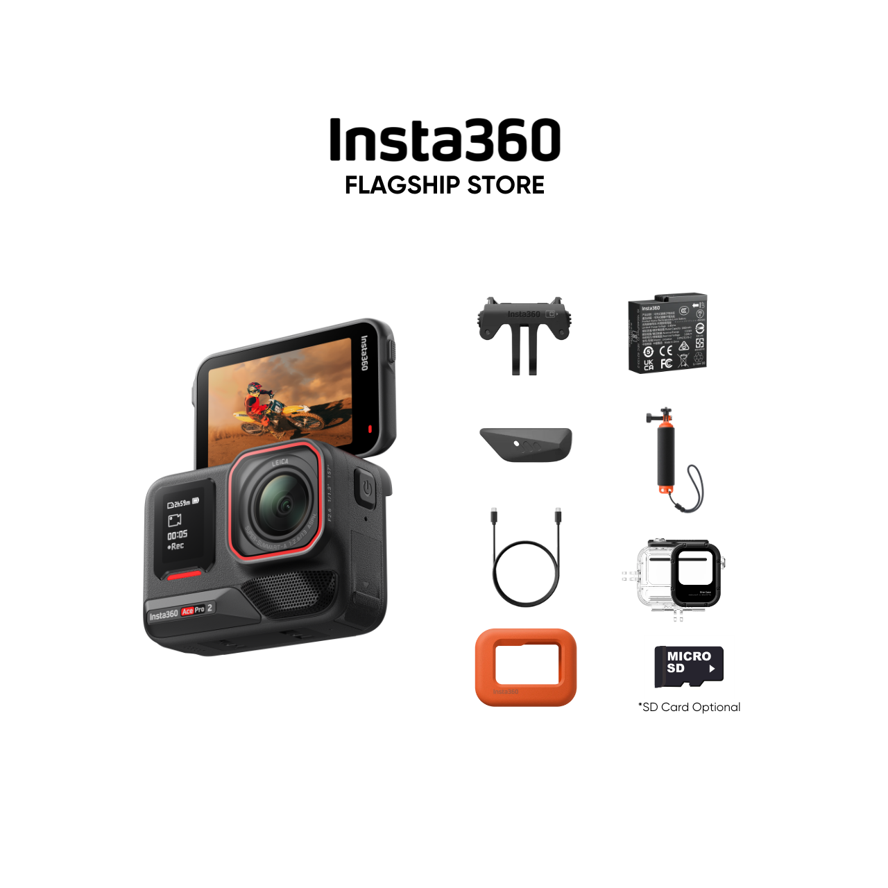 Insta360 New Ace Pro 2 8K AI-Powered Action Camera