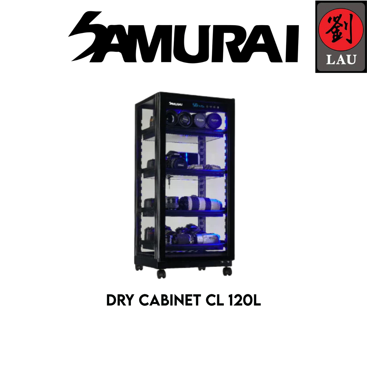 Samurai - Multi-purpose Transparent Dry Cabinet CL - 120L
