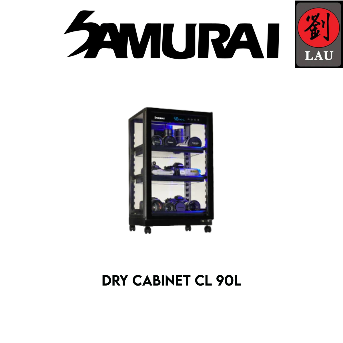 Samurai - Multi-purpose Transparent Dry Cabinet CL - 90L