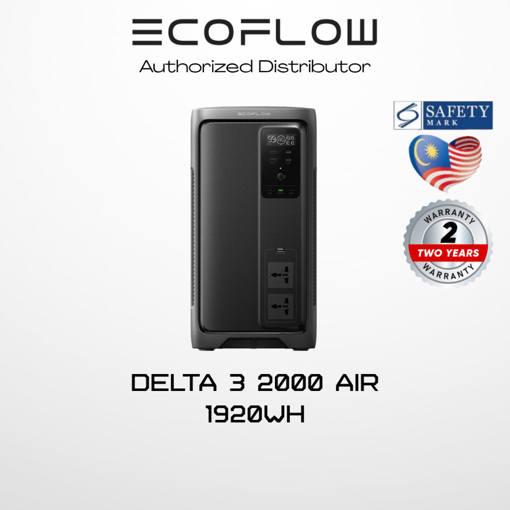 EcoFlow DELTA 3 2000 Air Portable Power Station