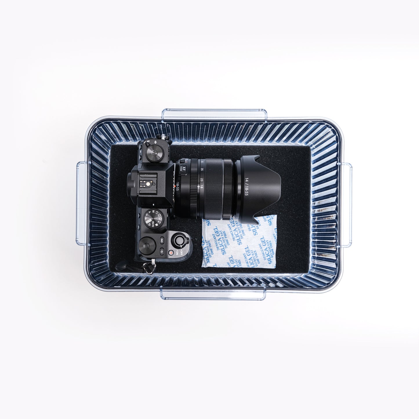Samurai Dry Box F380 Blue/Grey with Free Blue Silica Gel Bottle (500g)