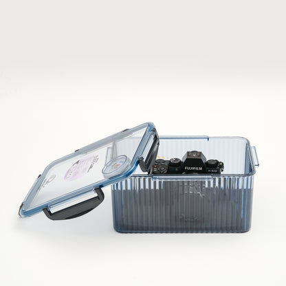 Samurai Dry Box F380 Blue/Grey with Free Blue Silica Gel Bottle (500g)