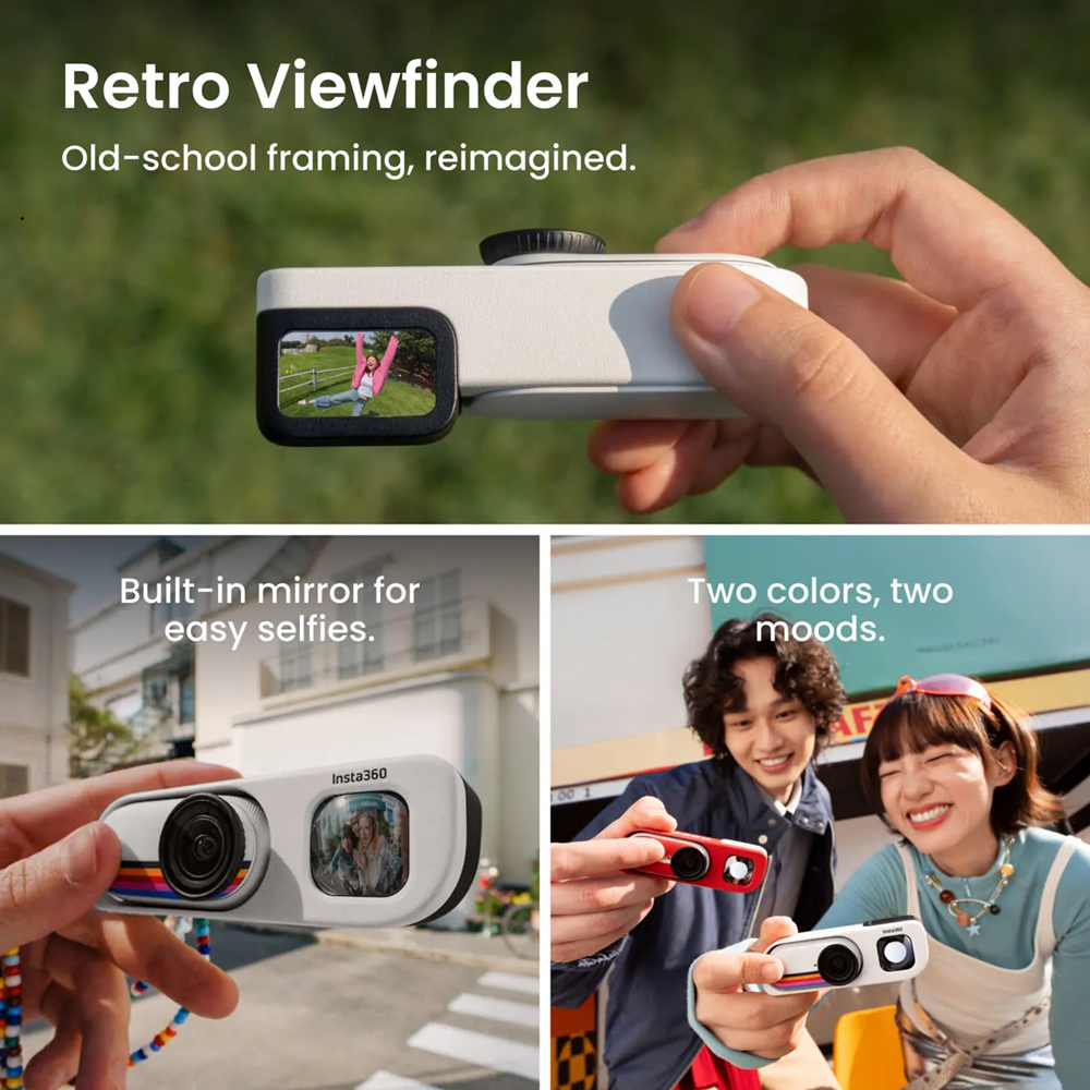 Insta360 GO 3S Retro Bundle Action Camera Special Edition - Let's Go Retro