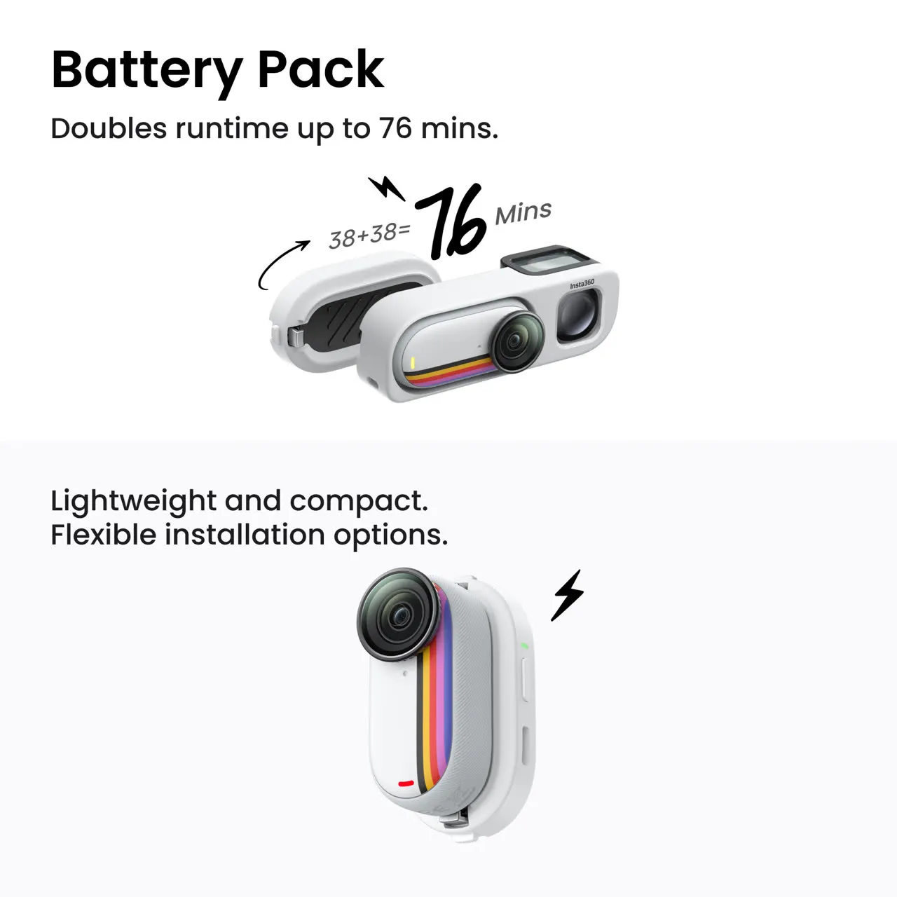 Insta360 GO 3S Retro Bundle Action Camera Special Edition - Let's Go Retro