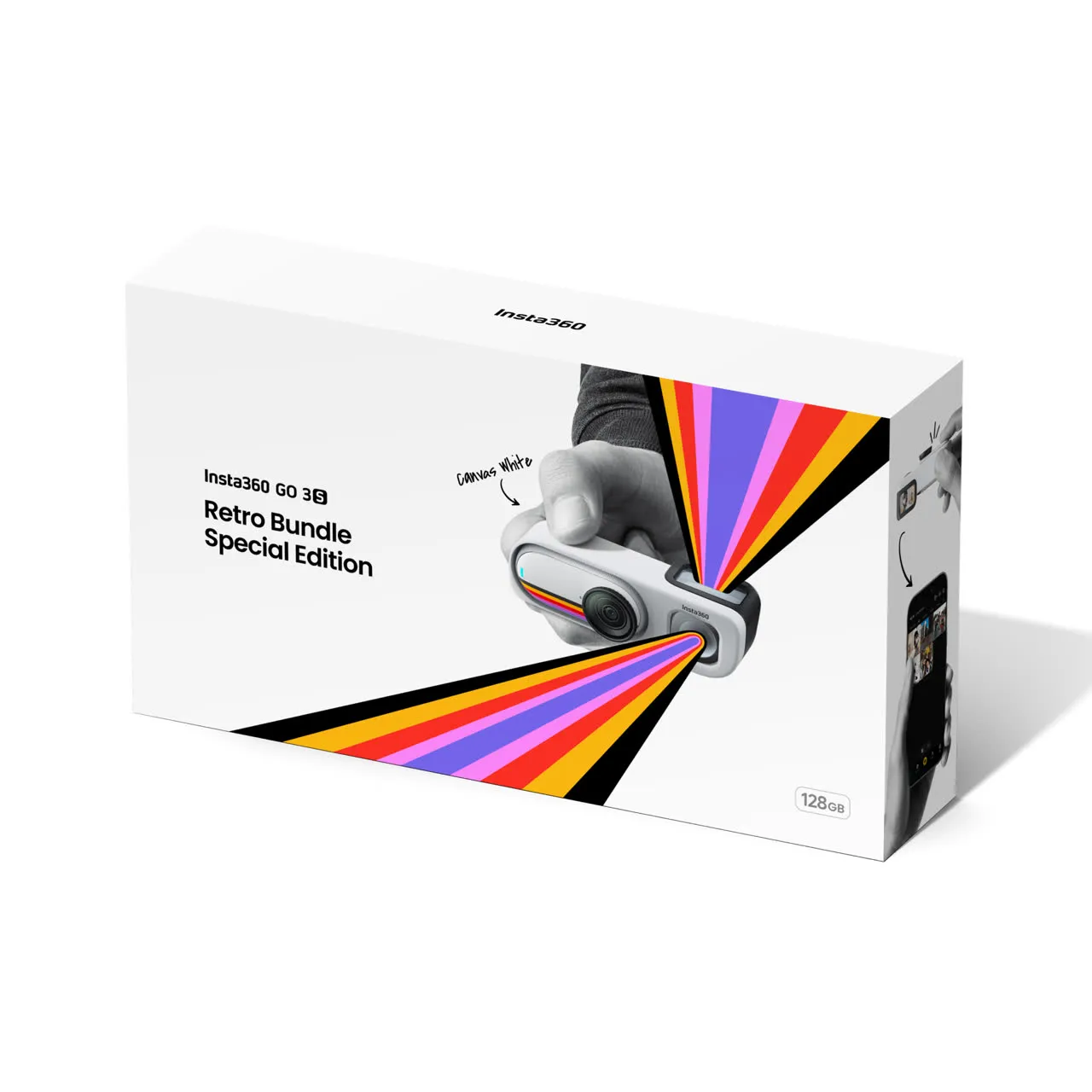 Insta360 GO 3S Retro Bundle Action Camera Special Edition - Let's Go Retro