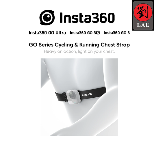Insta360 GO Series Lightweight Cycling & Running Chest Strap