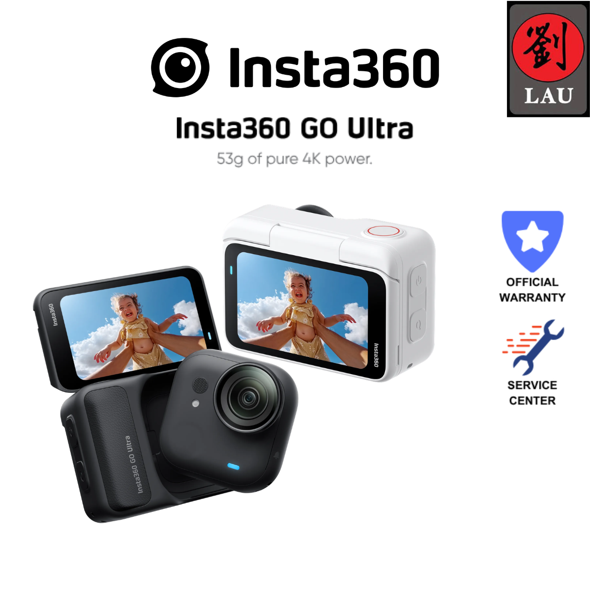 Insta360 GO Ultra Tiny Hands-Free 4K Cam