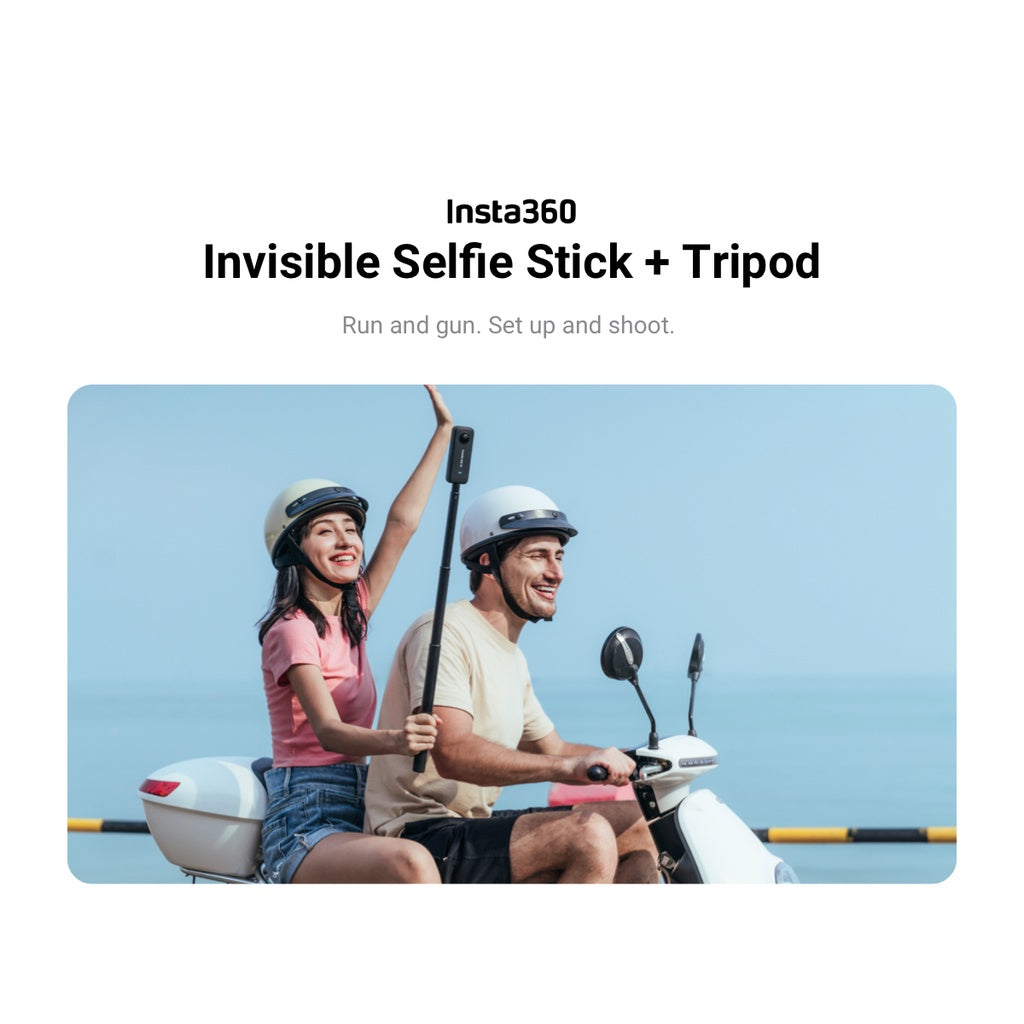 Insta360 2-in-1 Invisible Selfie Stick + Tripod for Luna Ultra/X4 Air/GO Ultra/X5/Ace Pro 2/GO3S/X4/Ace Pro/Ace/X3