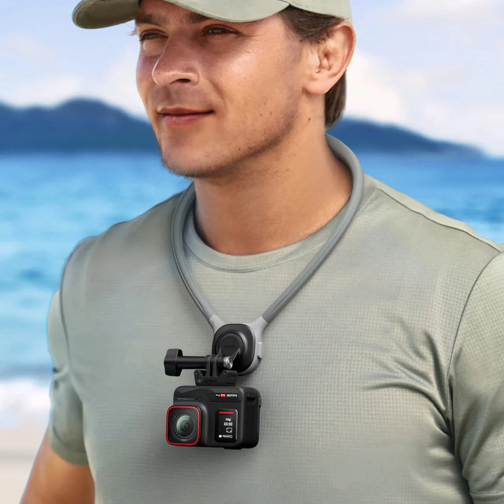 Insta360 Neck Mount for X4 Air/X5/Ace Pro 2/GO 3S/X4/Ace Pro/Ace/GO 3/X3/ONE X2/ONE RS(Twin/4K)