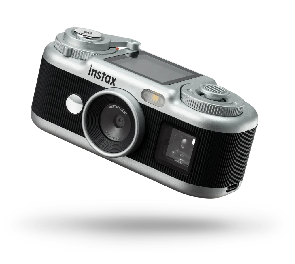 【New Arrival】Fujifilm Instax PAL 2 Digital Camera | Built-in Viewfinder | Analog Style | Compact Design | Seamless Print