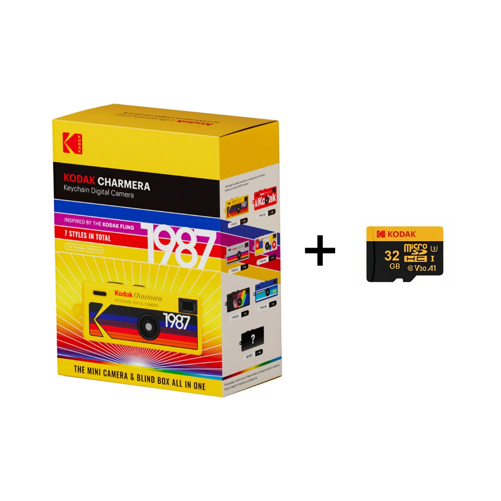 KODAK CHARMERA Keychain Digital Camera Blind Box Collection (Random Design)