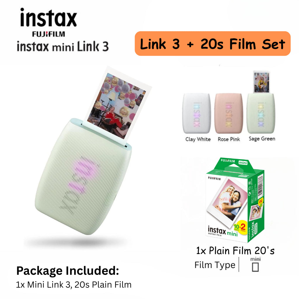 Fujifilm Instax Mini Link 3 / bring fun to life™ Smartphone Printer